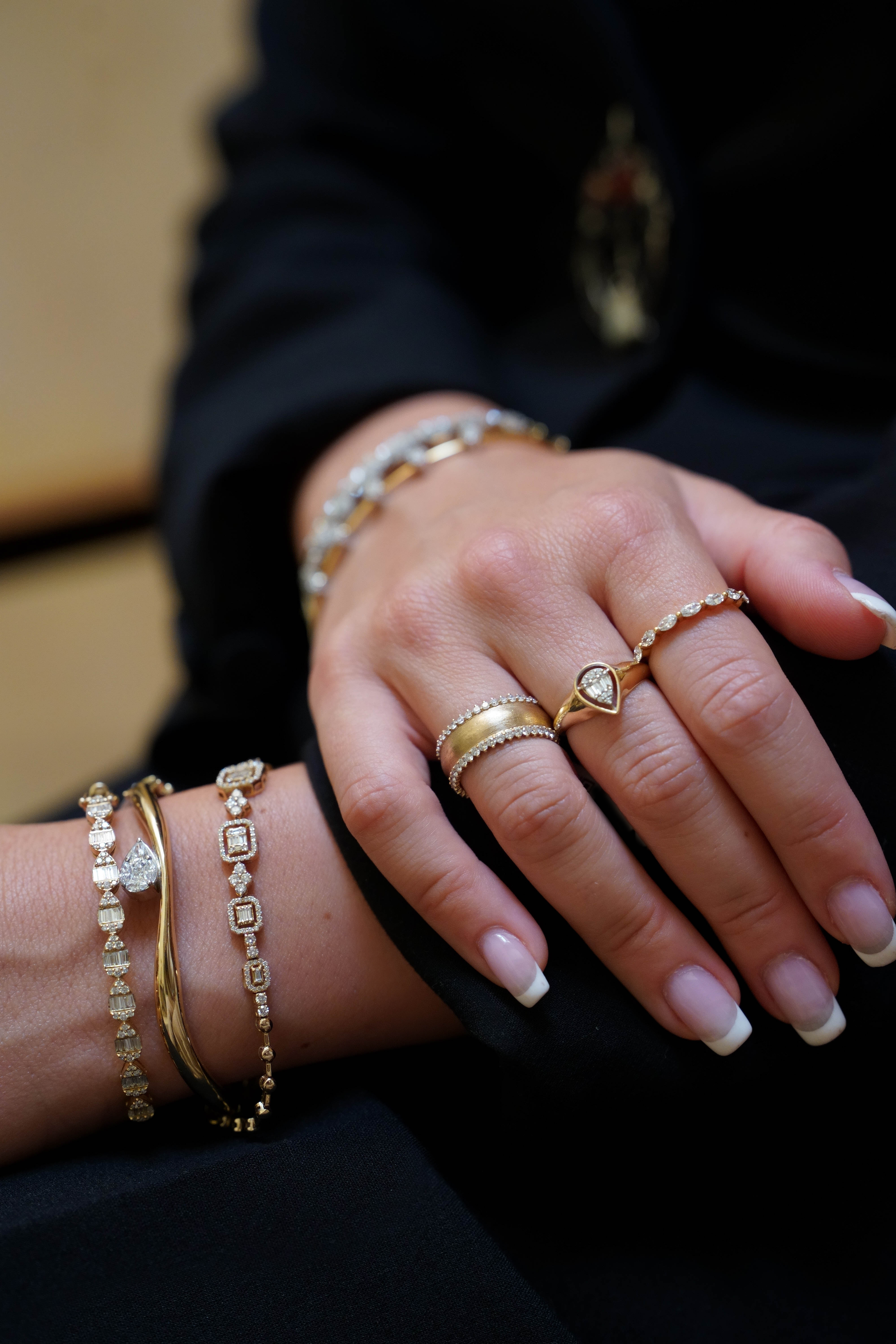 Classic Marquise Diamond Band